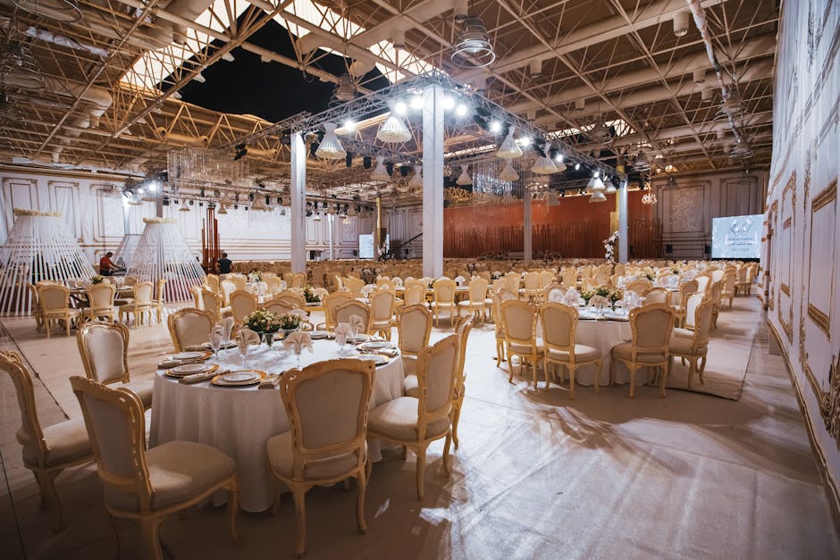 Sophisticated stage with elegant lighting